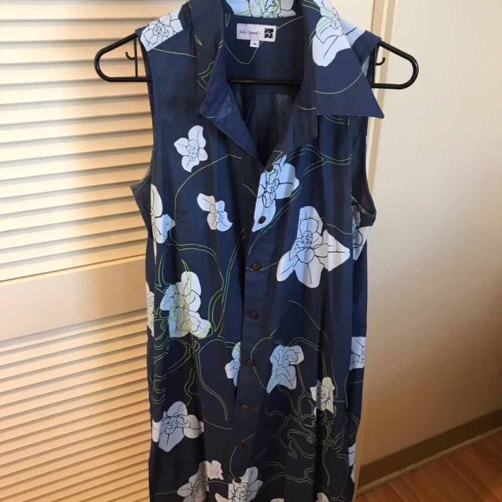 Sig Zane collard, button down dress